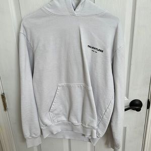 Talentless hoodie white size medium
